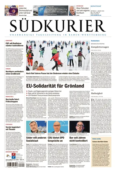 SÜDKURIER Konstanz 2026-01-07