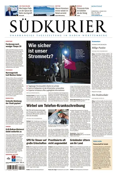 SÜDKURIER Konstanz 2026-01-08