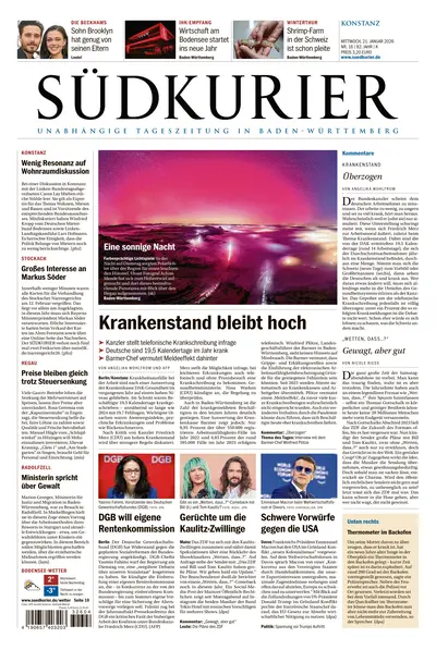 SÜDKURIER Konstanz 2026-01-21