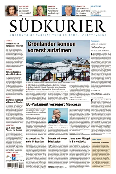 SÜDKURIER Konstanz 2026-01-22